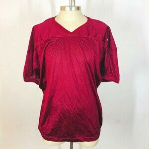 NWTs Rawlings Burgundy Red Nylon Ventilated Football Jersey 2X or 3X Men's Sport